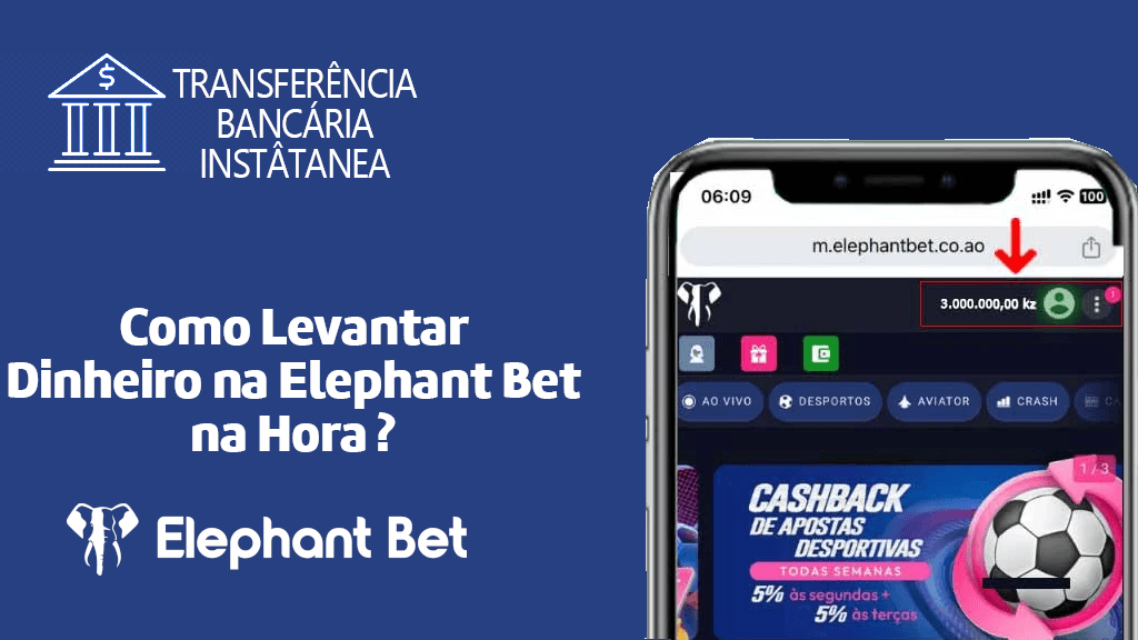 Como Levantar Dinehiro na Elephant Bet na Hora